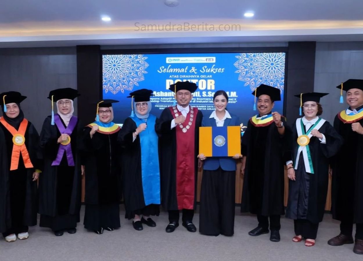 Ashanty Lulus S3 di Unair, Bahas Strategi Musisi Senior Bertahan di Era Digital - SamudraBerita.com