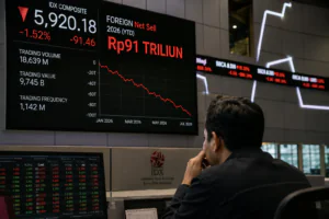 Net Sell Asing Tembus Rp91 Triliun, IHSG Berupaya Lanjutkan Pemulihan