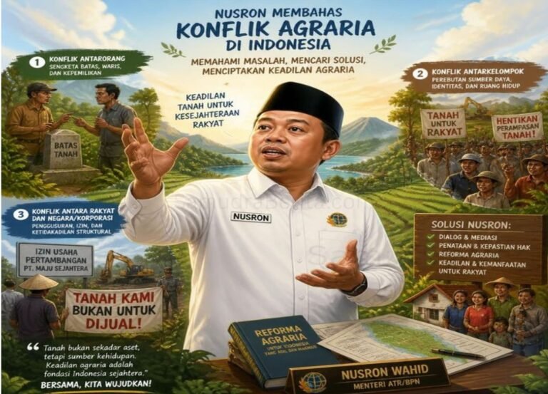 Nusron Petakan Tiga Jenis Konflik Agraria dan Penyelesaiannya