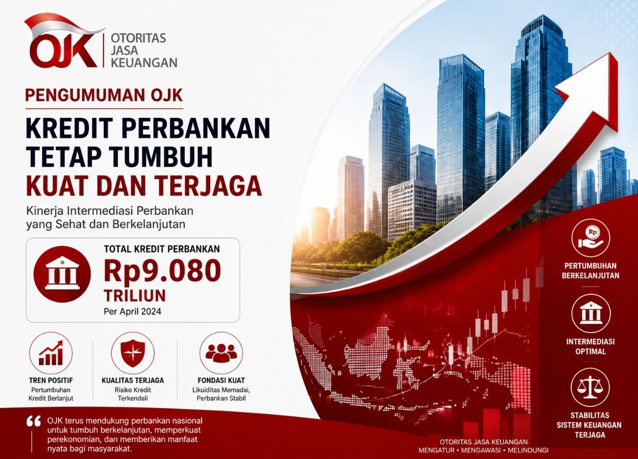 OJK Kredit Perbankan Tumbuh 12,67 Persen Tembus Rp9.080 Triliun - SamudraBerita.com