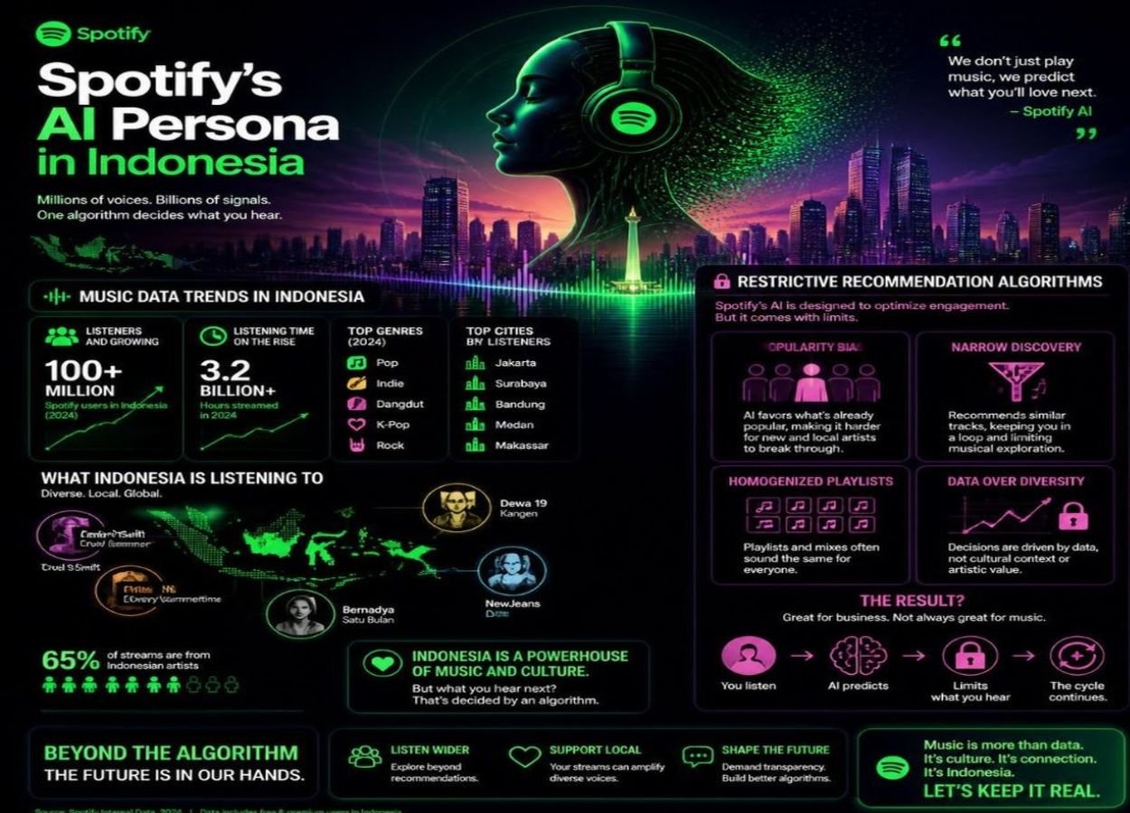 Spotify Beri Label AI Persona, Masuk Rekomendasi Dibatasi - SamudraBerita.com